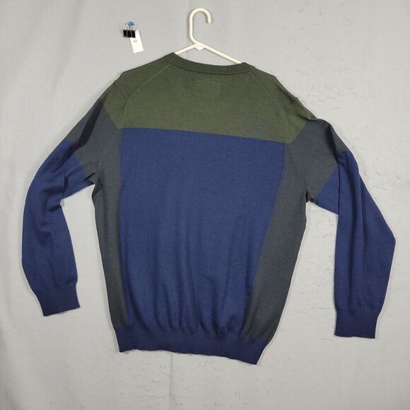 Kenneth Cole AWEAR-TECH Sweater Blue Green Long Sleeve Pullover Size XL Slim Fit - Picture 9 of 14